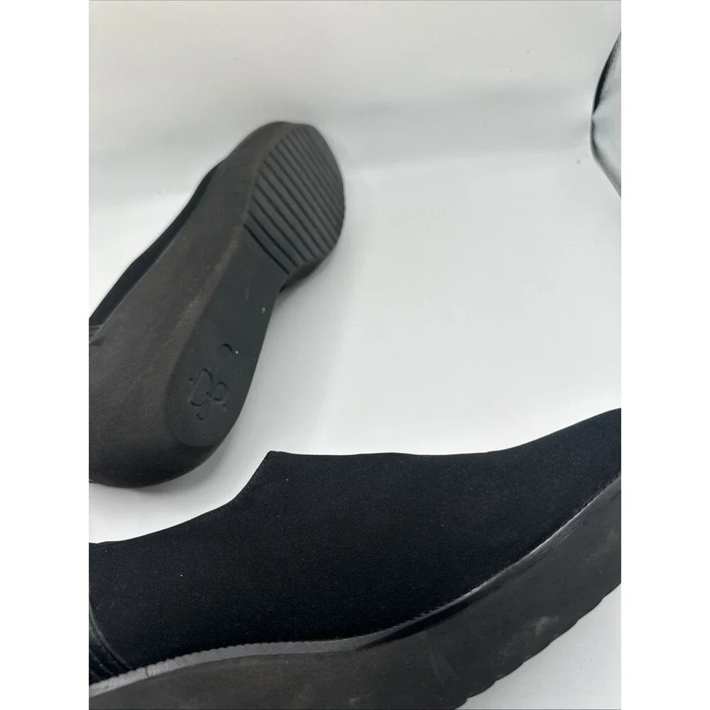 Donald J. Pliner Women’s Black Slip On‎ Wedge Comfort Shoes Size 8.5 M